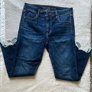 American Eagle Distressed Blue Jeans